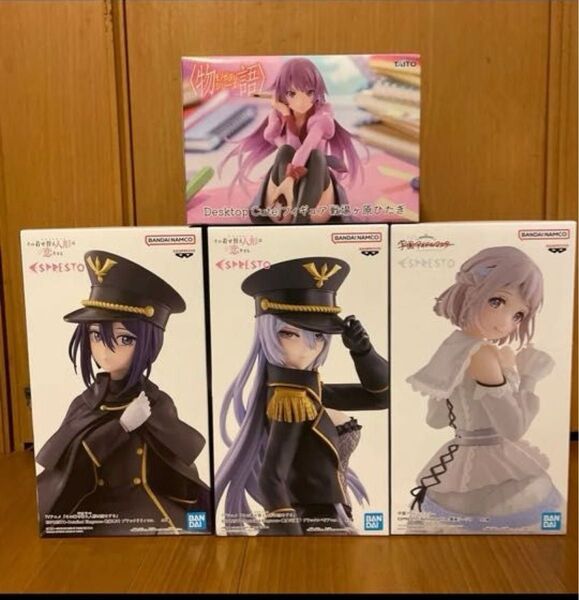美少女フィギュア4種セット その着せ替え人形は恋をする 喜多川海夢 乾紗寿叶 物語シリーズ 戦場ヶ原ひたぎ 学マス 葛城リーリヤ