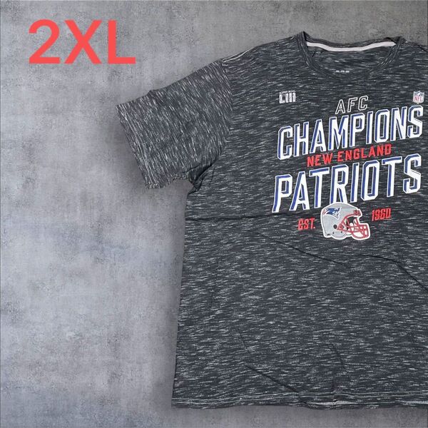 【US古着】ダークグレー 2XL Tシャツ 半袖 レギュラー プリント メンズ レディース 大きいサイズ オーバーサイズ