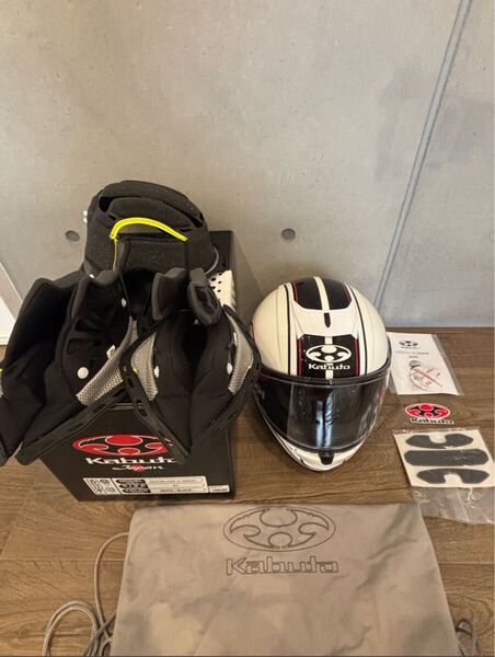 KABUTO AEROBLADE5 SMART WHITE/BLACK XLサイズ エアロブレード5