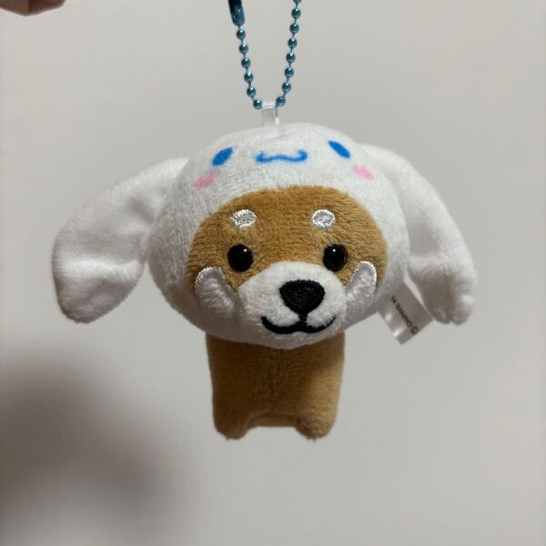 旅するマメしば まめた×シナモン サンリオ マスコット ぬいぐるみ キーホルダー