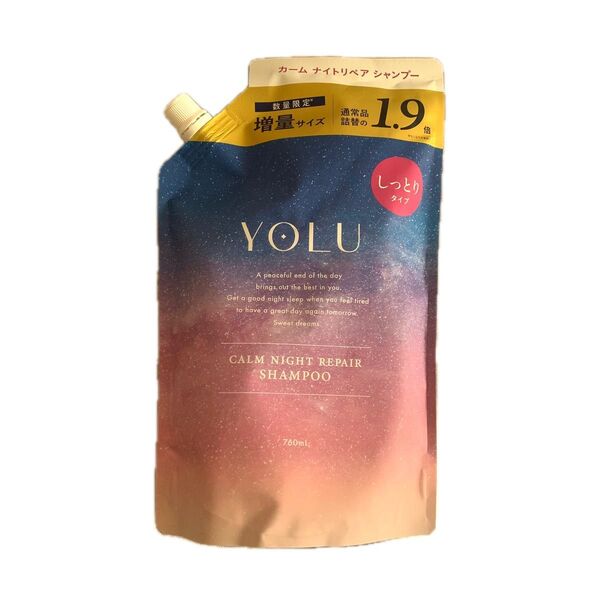 YOLU カームナイトリペアシャンプー 詰替 760ml 増量サイズ