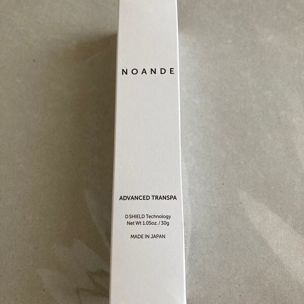 ノアンデ アドバンスドトランスパ NOANDE ADVANCED TRANSPA D SHIELD Technology 30g