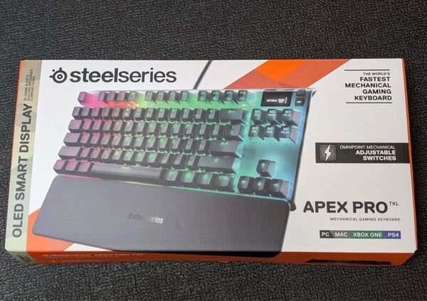 ゲーミングキーボード SteelSeries Apex Pro TKL 有線 日本語配列 JP キーボード APEX