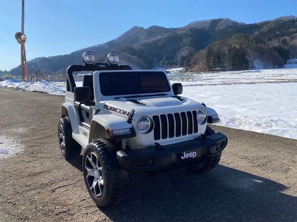 Jeep ルビコン 電動乗用玩具 ホワイト