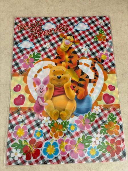 未使用 くまのプーさん A4クリアファイル ディズニー