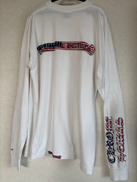 クロムハーツ ロングTシャツ バックプリント L ヴィンテージ ロンT CHROME HEARTS