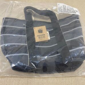 新品未使用 台湾スタバ ボーダー柄メッシュバッグ