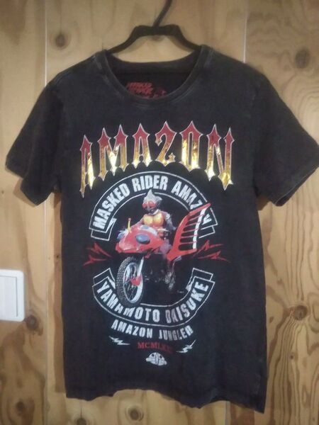 仮面ライダーアマゾンTシャツM 古着 ヴィンテージ
