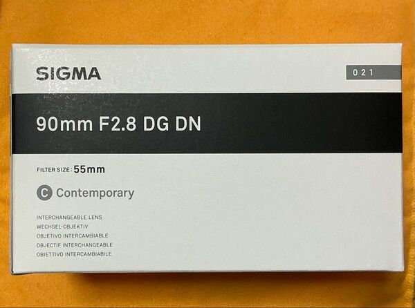 値下可 とても美品 90mm F2.8 DG DN Contemporary Lマウントレンズ 生産完了品 純正品予備フード付