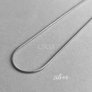 人気 スネークチェーン ネックレス 1.5mm シルバー サージカルステンレス