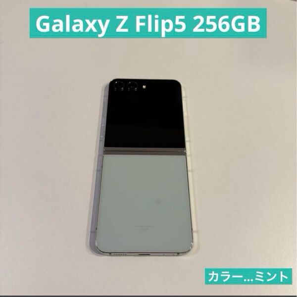 Samsung Galaxy Z Flip5 256GB ミント 中古品