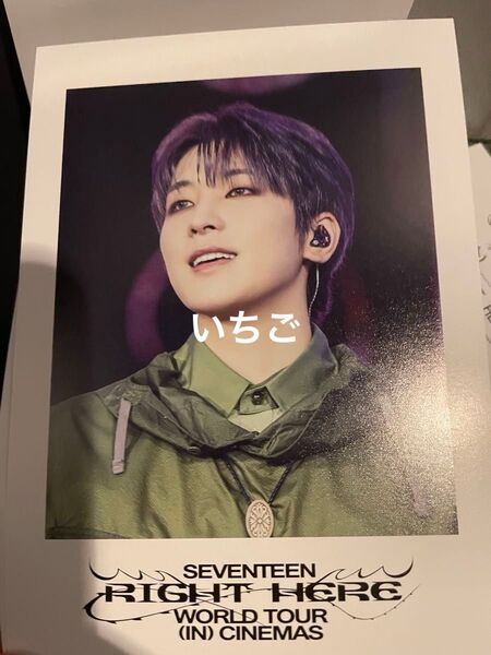 SEVENTEEN RIGHT HERE 映画 入場特典 ポストカード ウォヌ