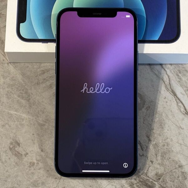 iPhone12 ブルー SIMフリー 256GB (美品)