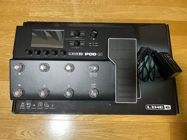 LINE6 POD GO マルチエフェクター アンプシミュレーター + 汎用ソフトケース