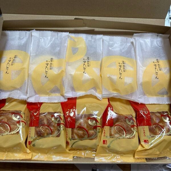 薩摩蒸気屋 かすたどんと福参り(いもあん)と(チーズ)のセット