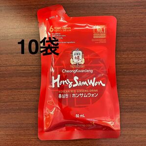 正官庄(ジョンガンジャン)紅蔘元(ホンサムウォン) 50ml×10袋