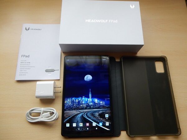 Headwolf Fpad7 16G/256G WiFi6 SIMフリー 高精細2560×1600 保護ケース・ガラスフィルム付