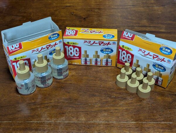 新品 アースノーマット取替えボトル K16(無香料) 180日用 低刺激 5本+微量 4.5-12畳用 蚊取り線香 オマケ付き