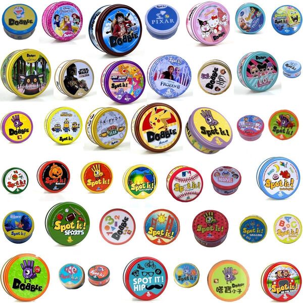 ドブル dobble ボードゲーム 知育玩具 ポケモン ピクサー ドライもん ワンピース ミニオン ディズニー