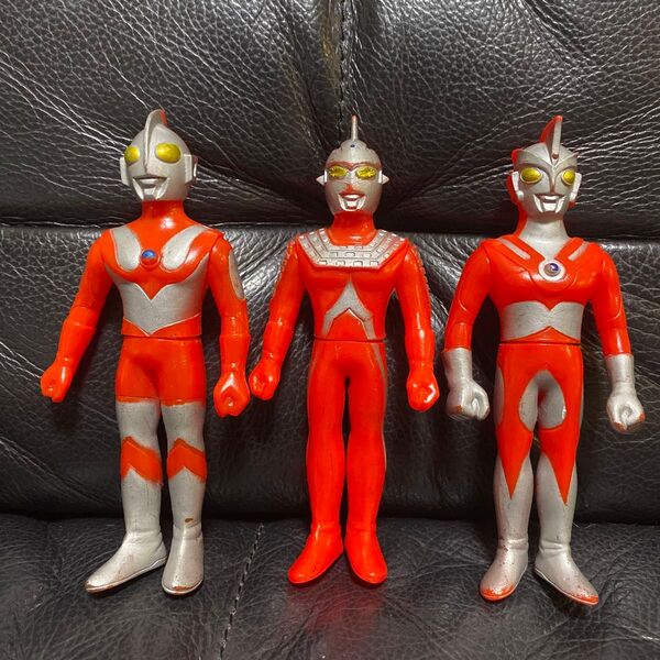 ウルトラマン ウルトラセブン ウルトラマンエース ソフビ ポピー 3体セット