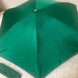 アランドロン 未使用 折りたたみ傘 日本製 グリーン 雨傘