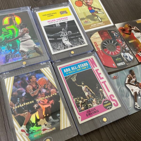 トレーディングカード 8枚セット まとめ売り NBA アレン・アイバーソン ジュリアス アービング