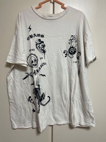 ビッグシルエット半袖 Tシャツ 白 M