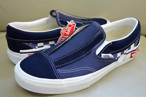 新品未使用 VANS バンズ ボルト Slip-On CAP スリッポン CAP 再構築 チェッカー柄 VN0A3WM5TLI ネイビー US9.5 27.5センチ