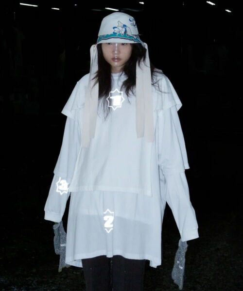 BODYSONG./ボディソング/TEE/TRIPLE WITH GLOVES /REFLECTIVE