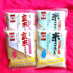 乾燥こうじ 4袋 ますやみそ 国産玄米 国産米 バラこうじ 米麹 未開封