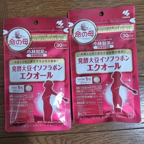 小林製薬 発酵大豆イソフラボン エクオール 30日分 命の母 2袋