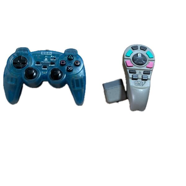 HORI製PS用コントローラー&グリップ付きリモコン 2個セット