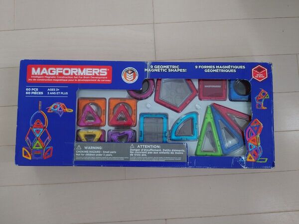 マグフォーマー 正規品 ボーネルンド 60ピース コストコ クリエイティブセット MAGFORMERS