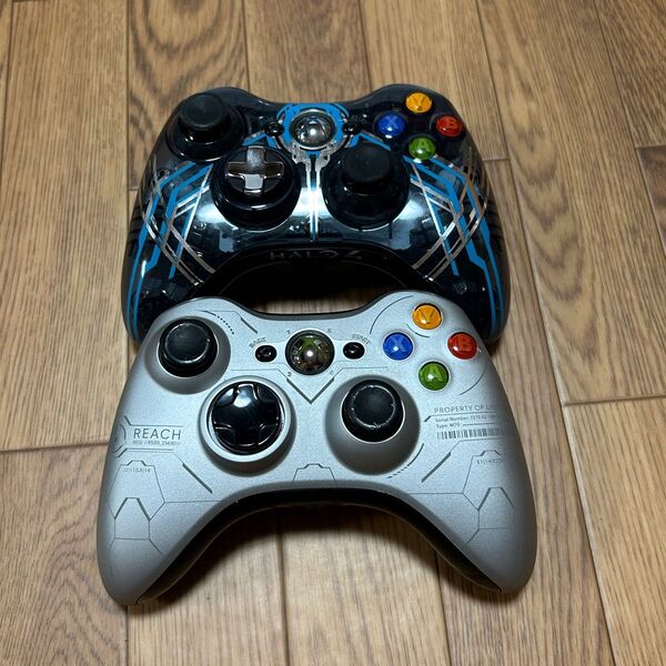 XBOX360 Halo仕様コントローラー×2