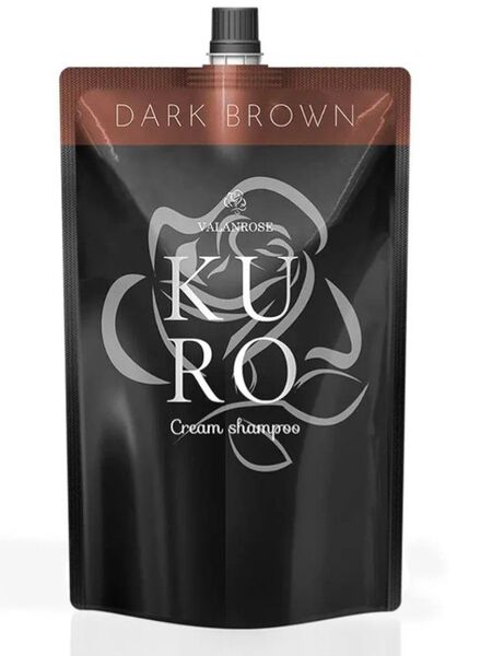 バランローズ KUROクリームシャンプー クロクリームシャンプー KURO VALANROSE ダークブラウン