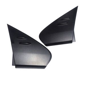 トヨタ自動車 50系プリウス PHV流用 艶なしブラック Aピラーカバーセット