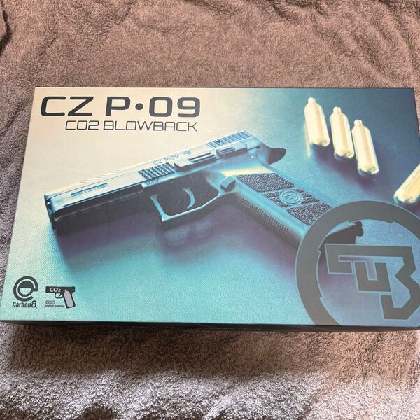 Carbon8 (カーボネイト) CZ P09 CO2 ブローバックハンドガン CB05 ブラック