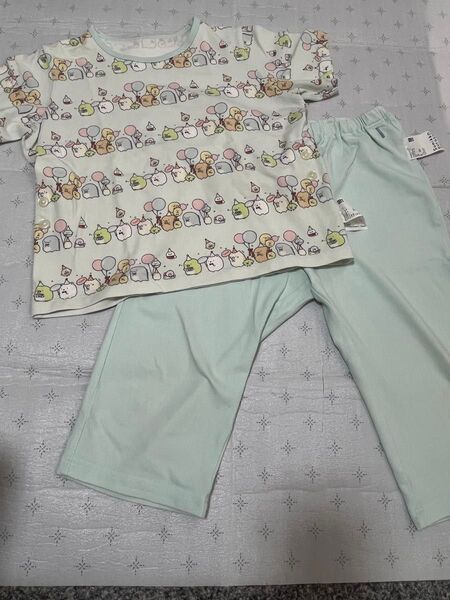 ユニクロ パジャマ すみっこぐらし 半袖 120