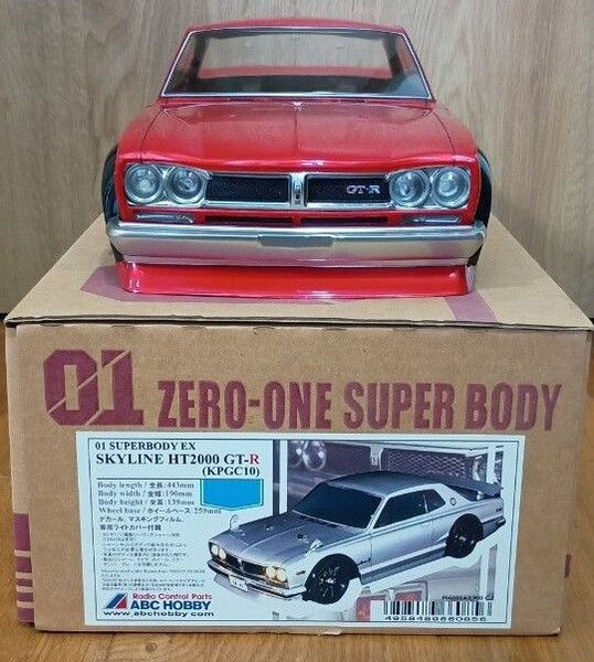 SKYLINE HT2000 GT-R ABC HOBBY ZERO-ONE SUPER BODY 塗装品