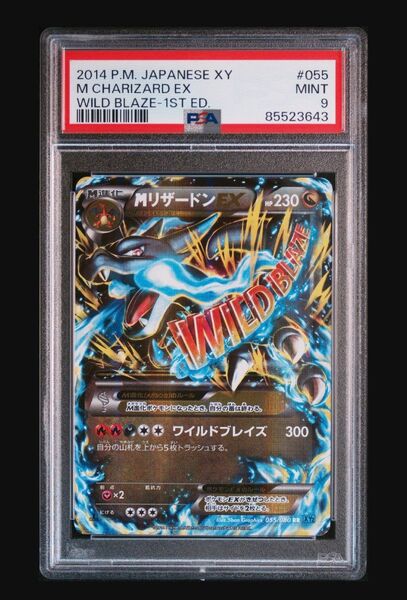 【PSA9】MリザードンEX RR XY2 ワイルドブレイズ 055/080