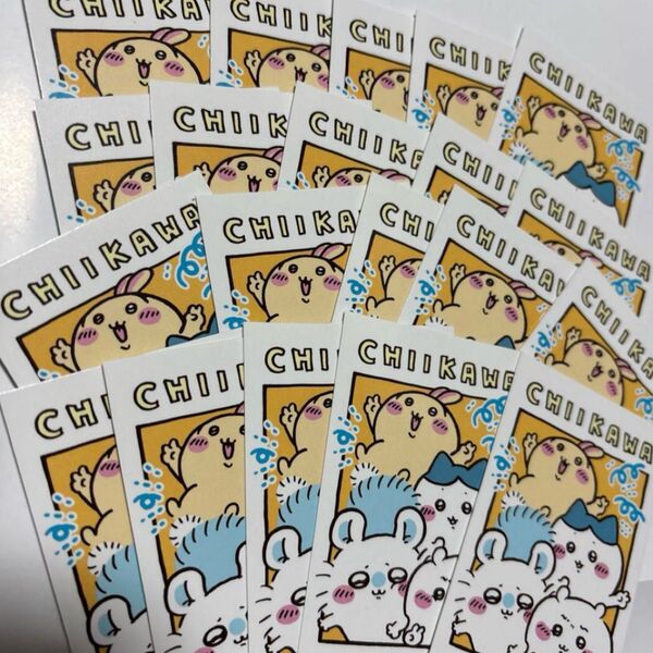 ちいかわ 7巻 特典 チェキ風カード 20枚 セット ステッカー グッズ シール 紙類 カード セット ハチワレ うさぎ