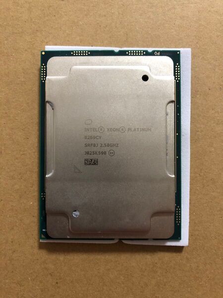 Intel Xeon Platinum 8269CY SRF8J 26C 2.5GHz Z8G4 T7920で使用(2)在庫2枚