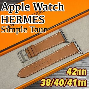 2560 ほぼ未使用 Apple Watch エルメス ゴールド レザーバンド