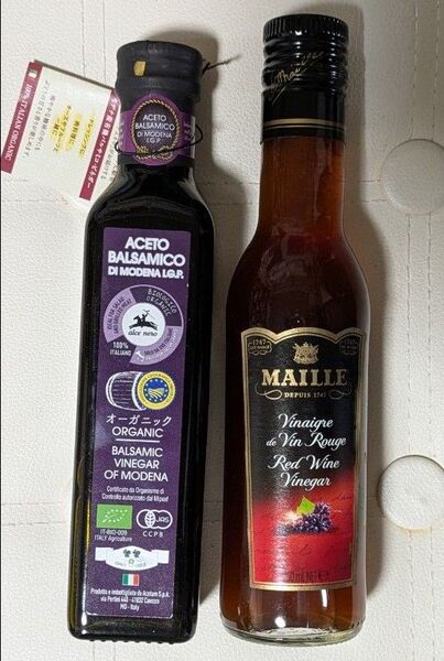 Alce Neroアルチェネロ 有機バルサミコ・ビネガー 250ml MAILLE 赤ワインビネガー 250mL