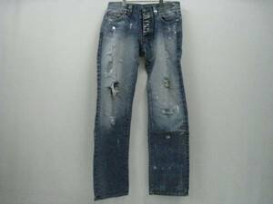  double standard closing processing Denim jeans 38