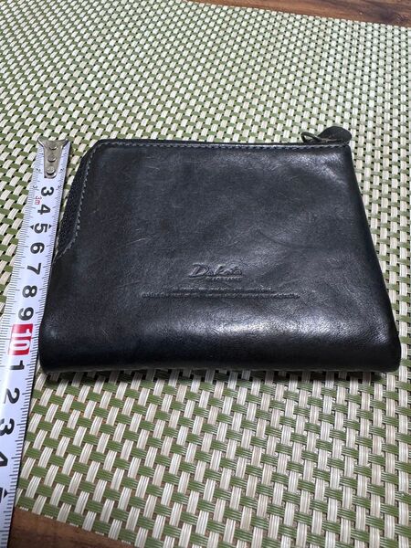 【Dakota】二つ折り財布 レザー ブラック系