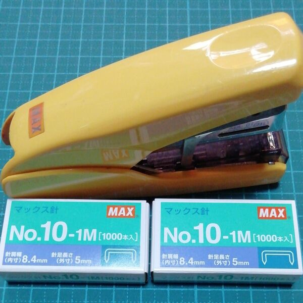 MAX ホッチキス&針 No.10-1M セット HD-10DFL