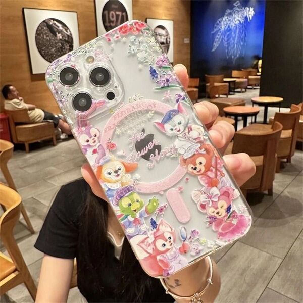 iPhoneケース ダッフィー リーナベル ステラルー ディズニー