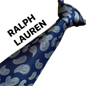 【極美品】RALPH LAUREN ラルフローレン ネクタイ シルクネクタイ ブランドネクタイ 高級ネクタイペイズリー柄