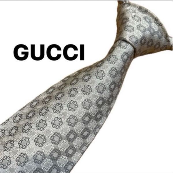 【美品】グッチ GUCCI ネクタイ ブランドネクタイ シルクネクタイ ハイブランド Gマーク 結婚式 二次会 パーティー